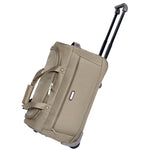 Wheeled Holdall Travel Bag Large Size 82cm Pelle Beige 1