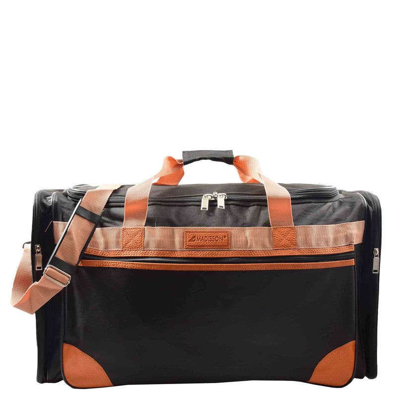 Holdall Travel Duffle Large Size Bag Weekend Luggage HOL0602 Black 7