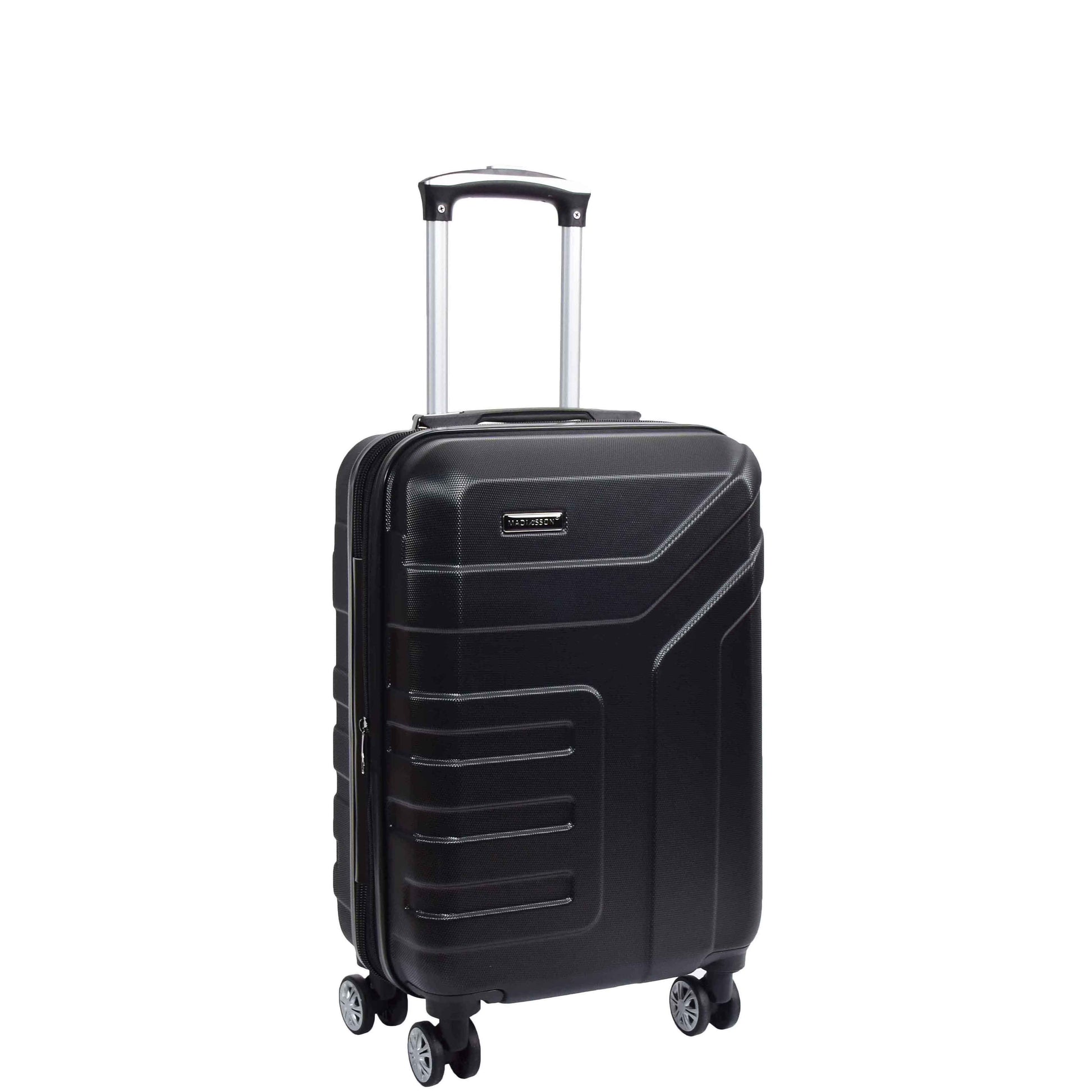 Expandable 4 Wheeled Cabin Hard Luggage Sydney Black 1