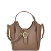 Womens Faux Leather Small Handbag Jasmine Brown