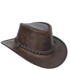 Original Australian Bush Hat Real Leather Cowboy Brown 2