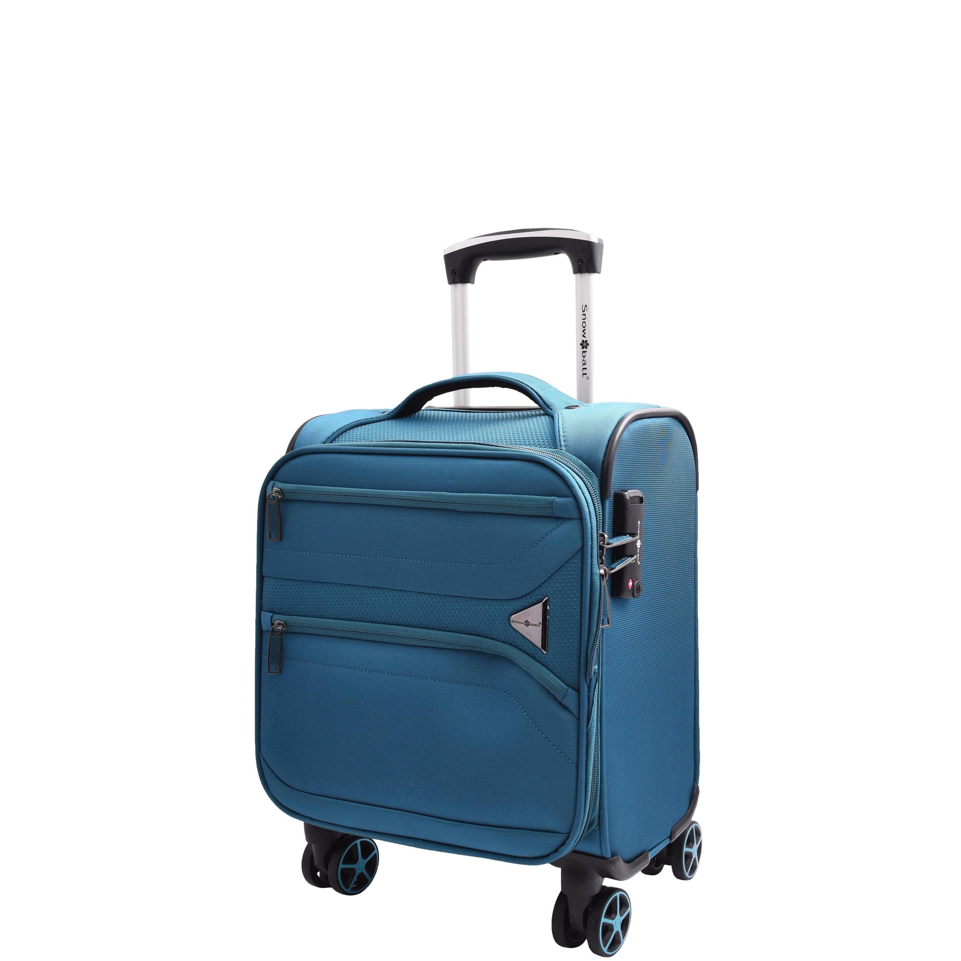 Expandable 8 Wheel Soft Luggage Japan Teal 1