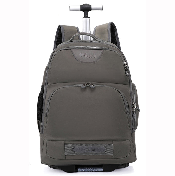 Wheeled Laptop Backpack Convertible Trolley Jetmax Grey 1