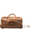 Wheeled Holdall Mid Size Duffle Bag HOL062 Coffee 1