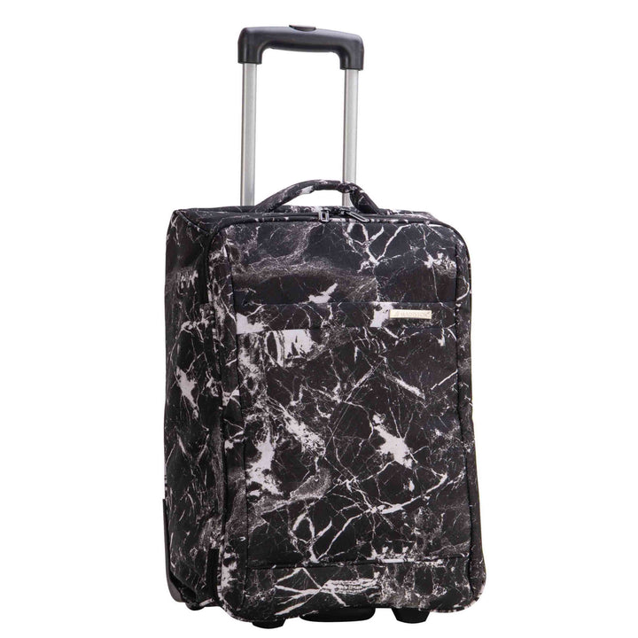 Soft Wheeled Luggage Printed Designs Voyra Marble 1