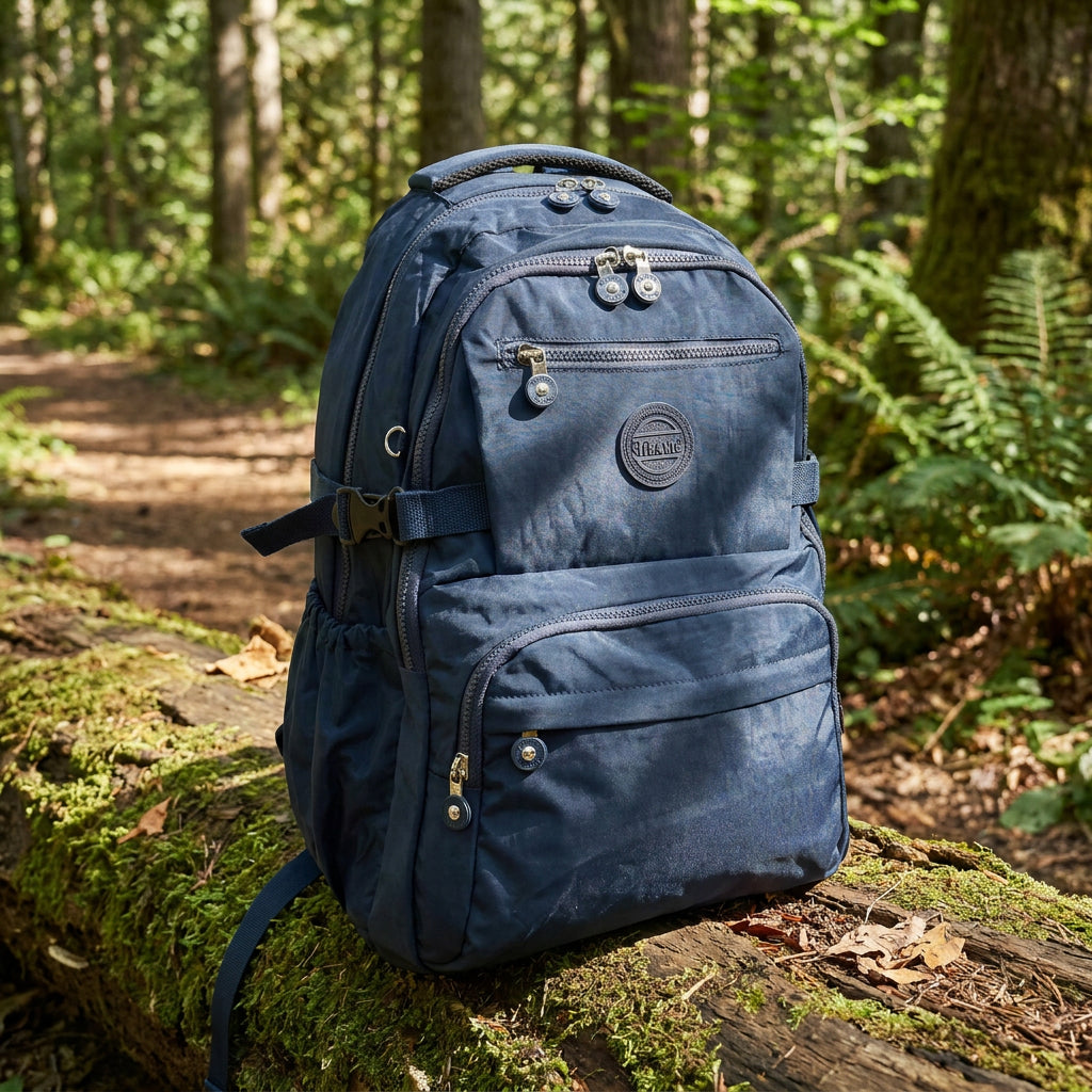 Backpack Lightweight Multiple-Compartment Rucksack with Spacious Storage Casual Use Daypack Colindale Navy