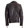 Mens Real New Zealand Leather Biker Style Jacket Zip Brando NELSON 2