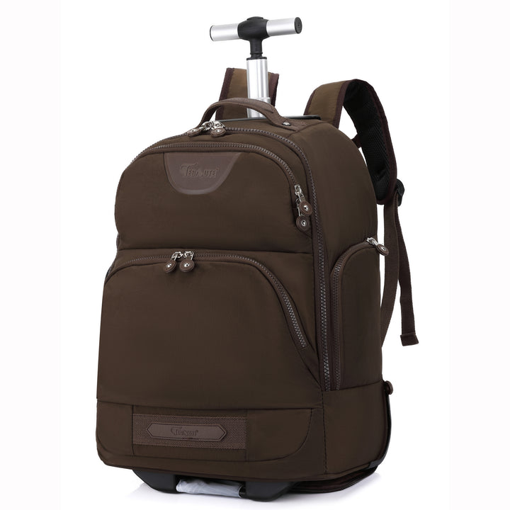 Wheeled Laptop Backpack Convertible Trolley Jetmax Coffee 2