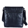 Mens Casual Real Leather Cross Body Bag KENT Black 2