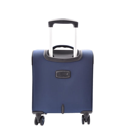 Expandable 8 Wheel Soft Luggage Japan Navy 2