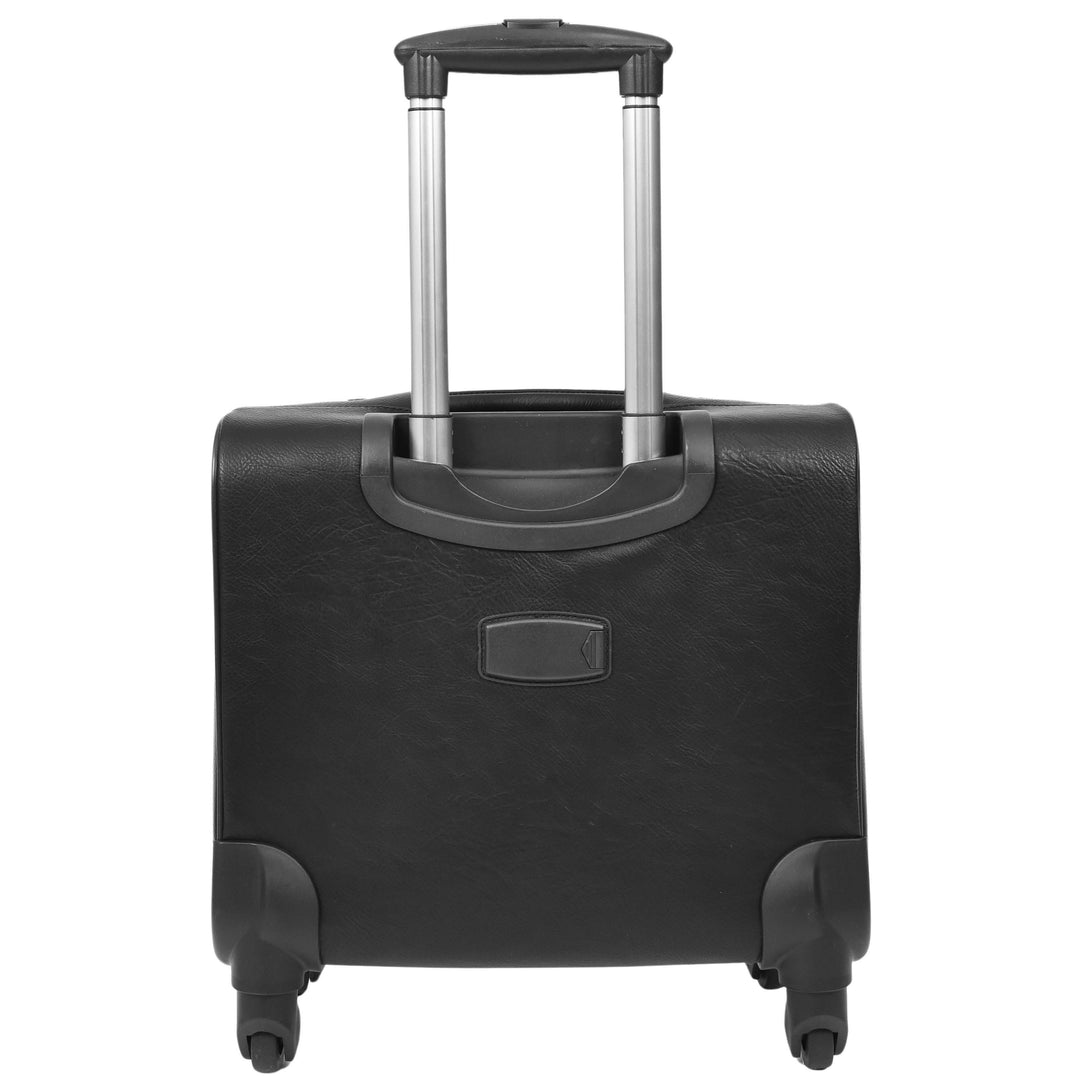 Rolling Pilot Case 4 Wheeled Business Executive Bag Black PLUTO 2
