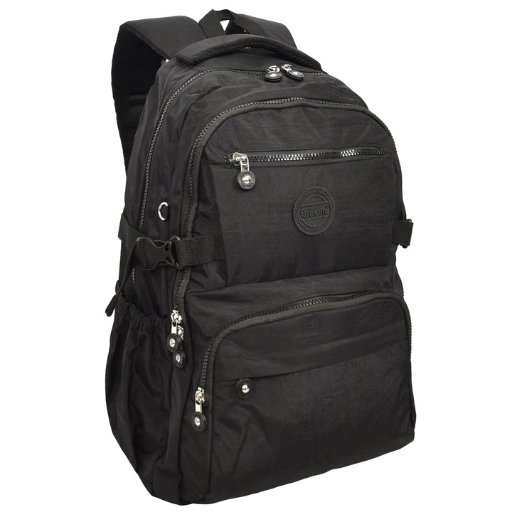 Backpack Lightweight Multiple-Compartment Rucksack with Spacious Storage Casual Use Daypack Colindale Black