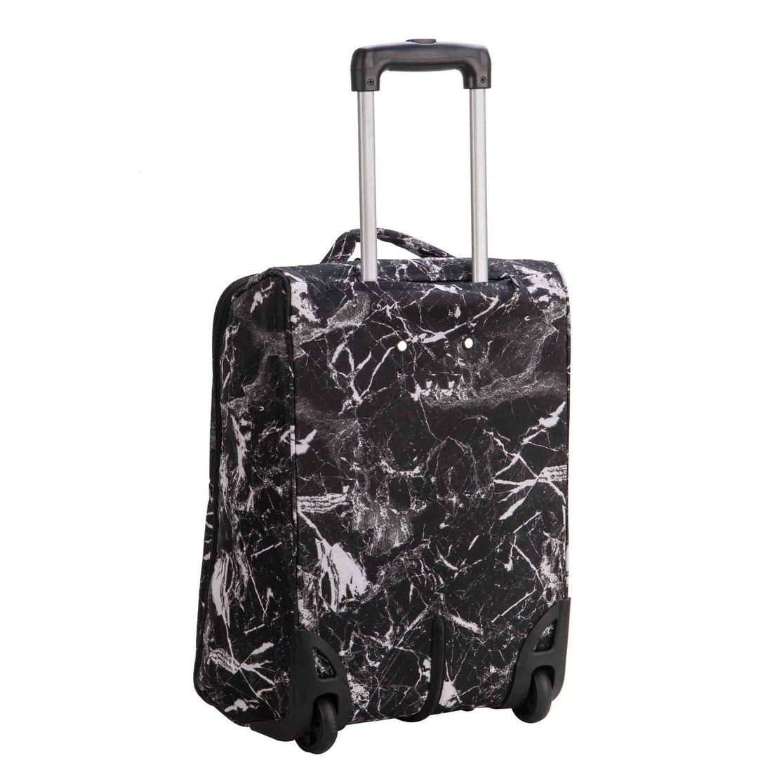 Soft Wheeled Luggage Printed Designs Voyra Marble 2