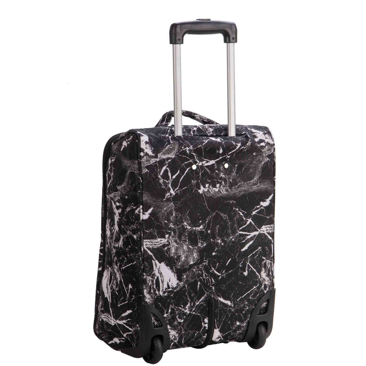 Soft Wheeled Luggage Printed Designs Voyra Marble 2