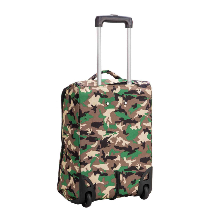 Soft Wheeled Luggage Printed Designs Voyra Marble Camouflage 2