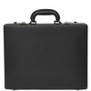 Slim Line Attache Case Black Briefcase Organiser Apex 2