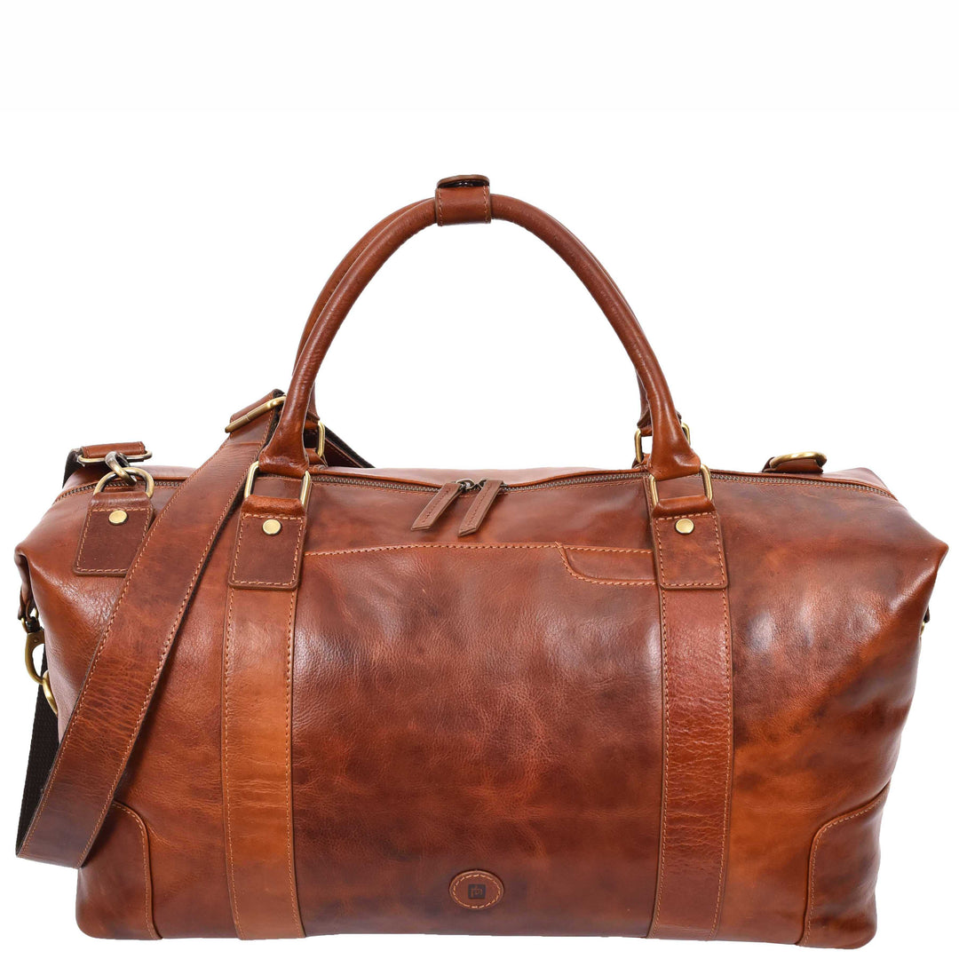 Overnight Weekend Leather Duffle Bag Travel Holdall House of Leather