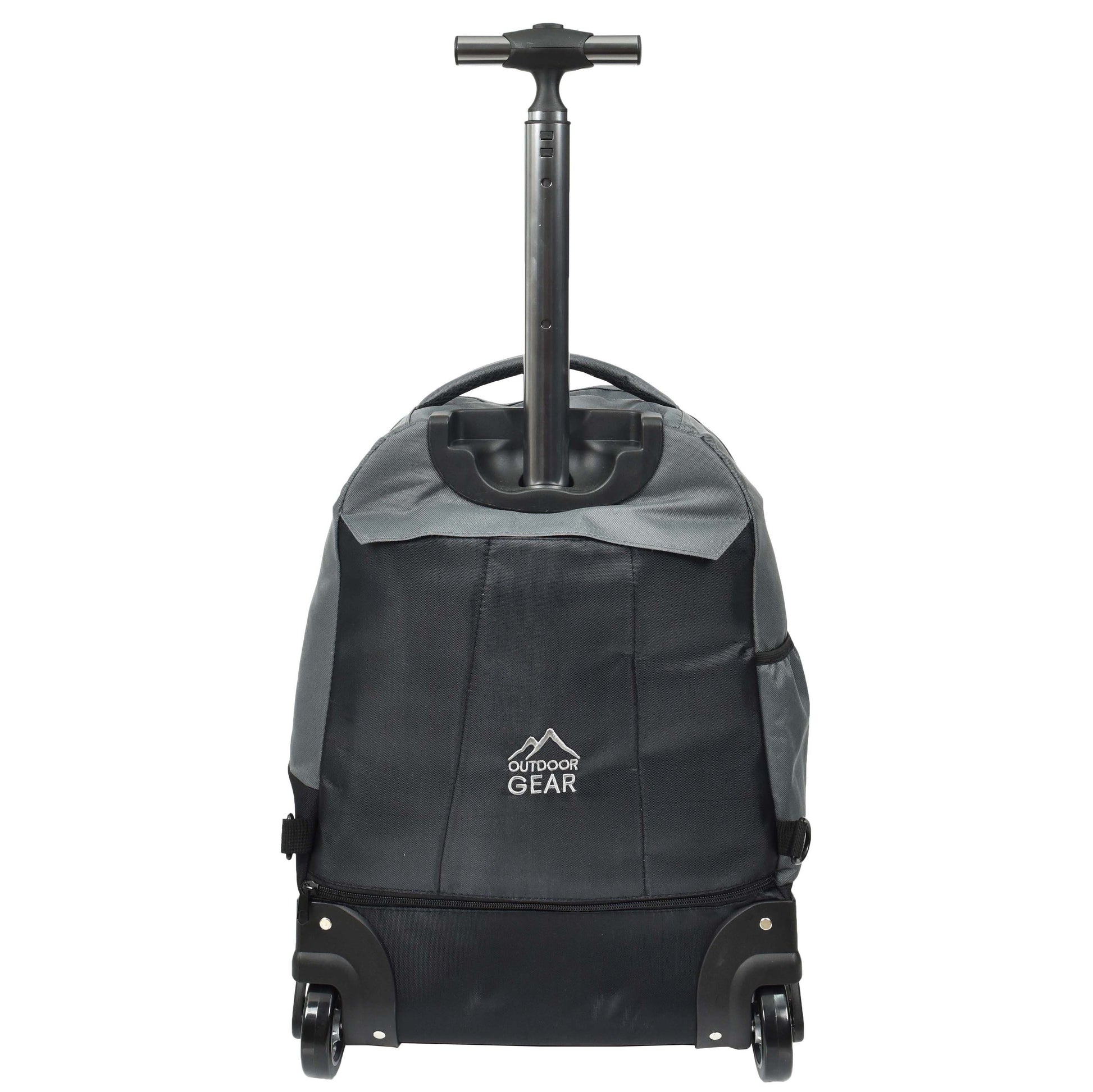 Cabin Size Backpack Wheels Hiking Trekking Telescopic Handle Vulcan Grey 2