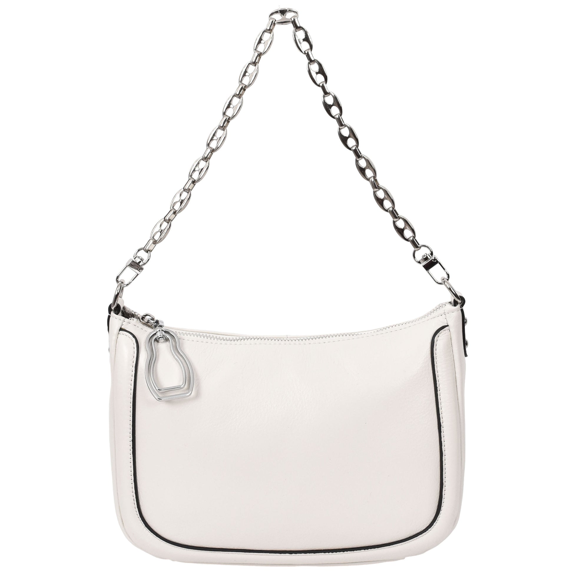 Womens Leather 2-in-1 Cross Body Handbag Aurora White 1