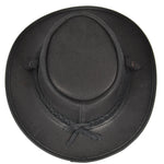 Original Australian Bush Hat Real Leather Cowboy Black 2