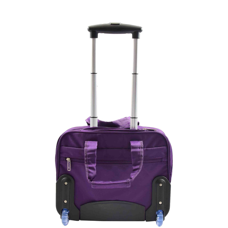 Pilot Case with Wheels Laptop Business Briefcase ARKOMA Purple 2