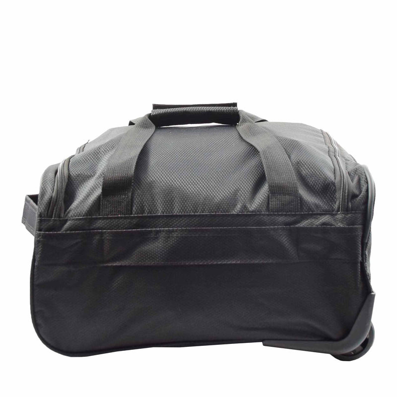 Wheeled Holdall Duffle Mid Size Bag HOL214 Black 2