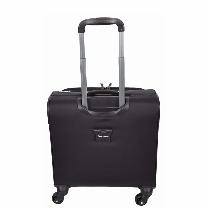 Business Organiser Travel Pilot Case Wheeled Trolley Cabin Bag Chester Black 2