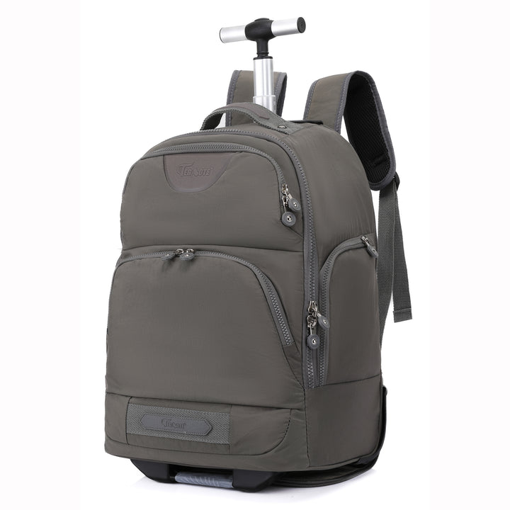 Wheeled Laptop Backpack Convertible Trolley Jetmax Grey 2