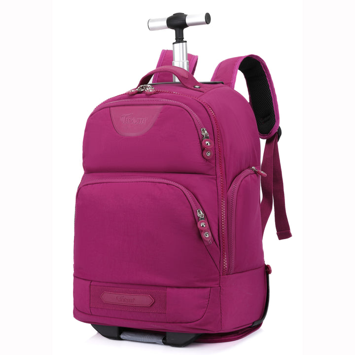 Wheeled Laptop Backpack Convertible Trolley Jetmax Purple 2