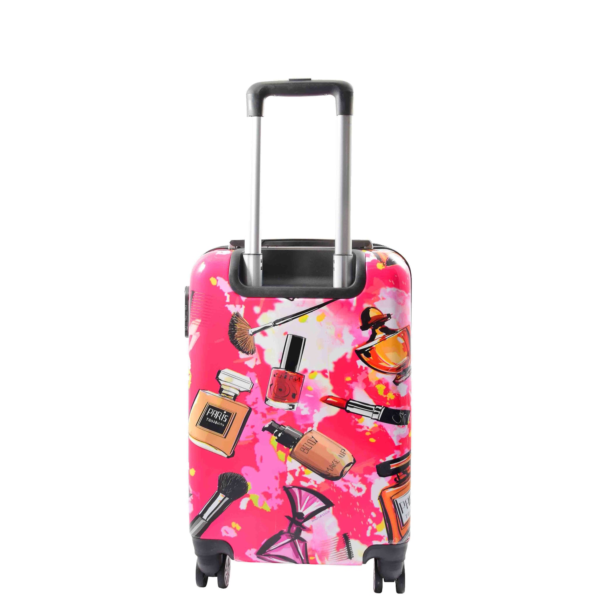 Four Wheels Hard Shell Make Up Print Luggage VIANA 2