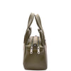 Womens Grained Leather Shoulder Bag Zip Small Size Handbag Daisy Olive 3