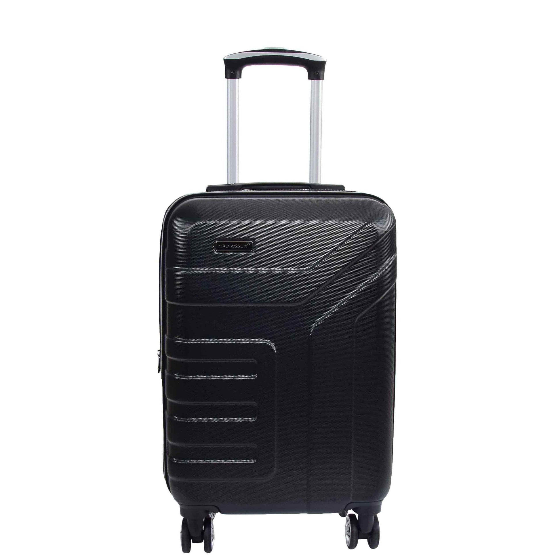 Expandable 4 Wheeled Cabin Hard Luggage Sydney Black 3