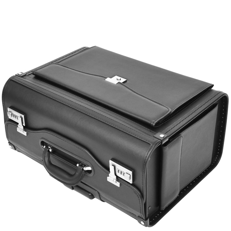 Wheeled Pilot Case Carry on Cabin Bag Laptop Sleeve Black Titan 3