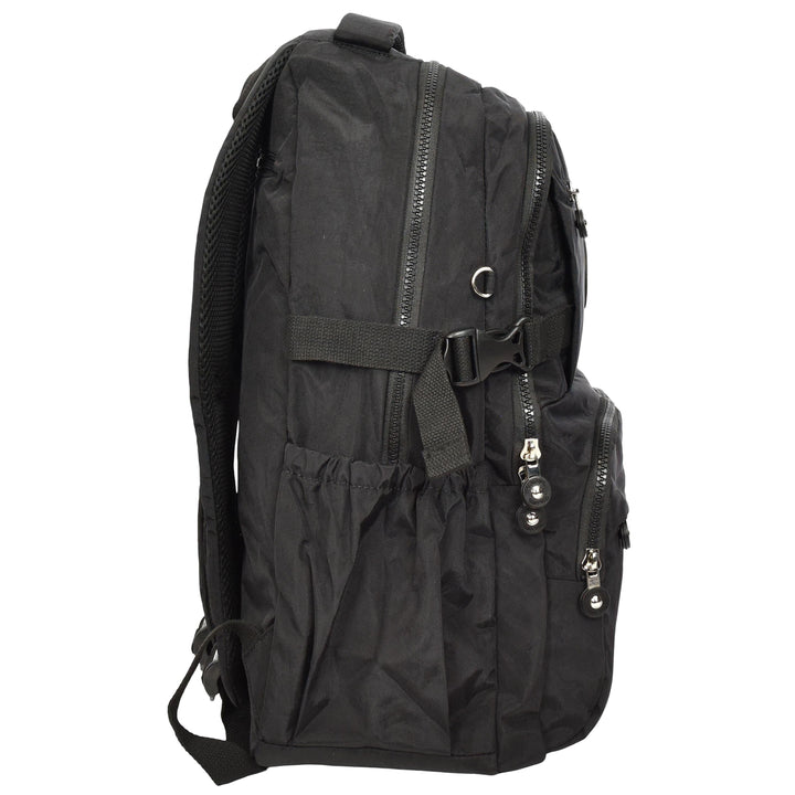 Backpack Lightweight Multiple-Compartment Rucksack with Spacious Storage Casual Use Daypack Colindale Black