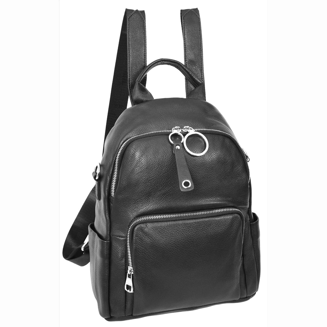 black leather backpacks uk Premium Backpack for Men & Women Capturing the true essence of TruCarry bags Black Leather Backpack by CARV