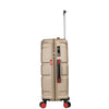 4 Wheel Spinner TSA Hard Travel Luggage Union Jack Taupe 10