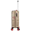 4 Wheel Spinner TSA Hard Travel Luggage Union Jack Taupe 4
