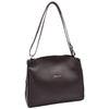 Real Leather Shoulder Bag For Women Zip Hobo Maisie Brown 3