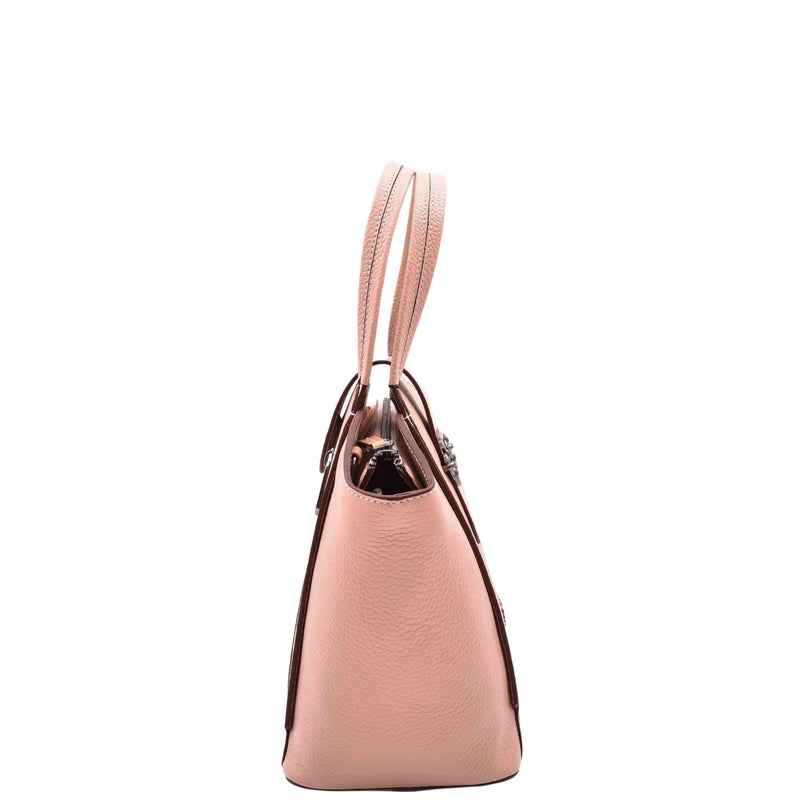 Womens Fashion Leather Handbag Adjustable Strap Bag JANE Rose 4