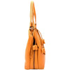 Womens Leather Shoulder Zip Opening Large Hobo Bag Kimberly Yellow 3