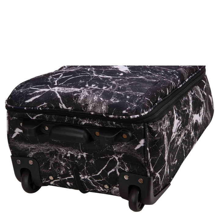 Soft Wheeled Luggage Printed Designs Voyra Marble 3