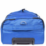 Wheeled Holdall Duffle Mid Size Bag HOL214 Blue 3