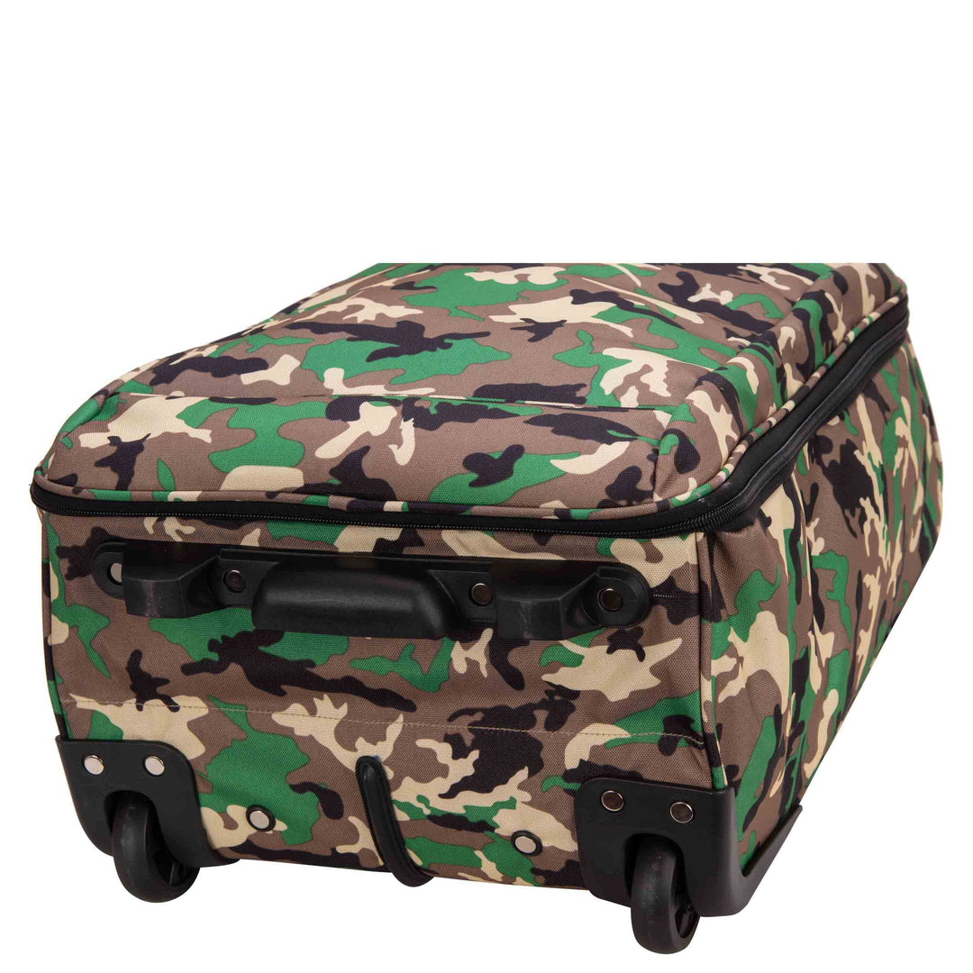 Soft Wheeled Luggage Printed Designs Voyra Marble Camouflage 3