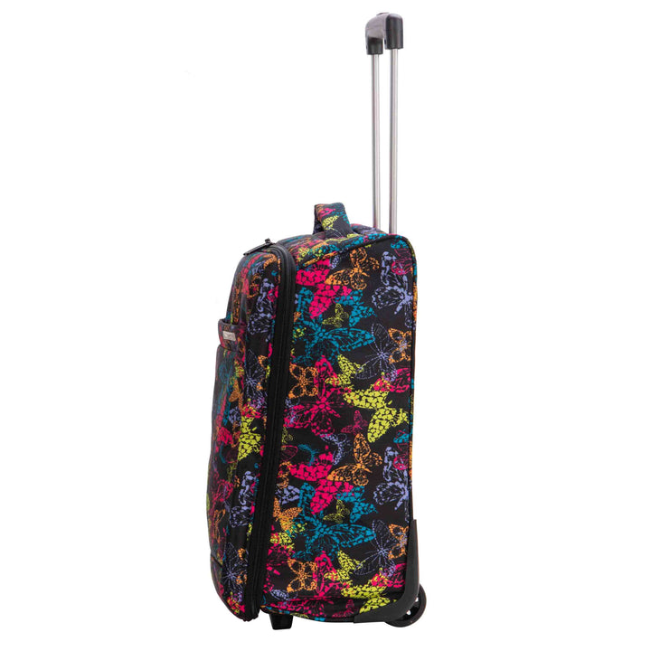 Soft Wheeled Luggage Printed Designs Voyra Butterfly 3