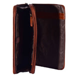 Real Leather Portfolio Case A4 Document Holder Cookbury Chestnut 3
