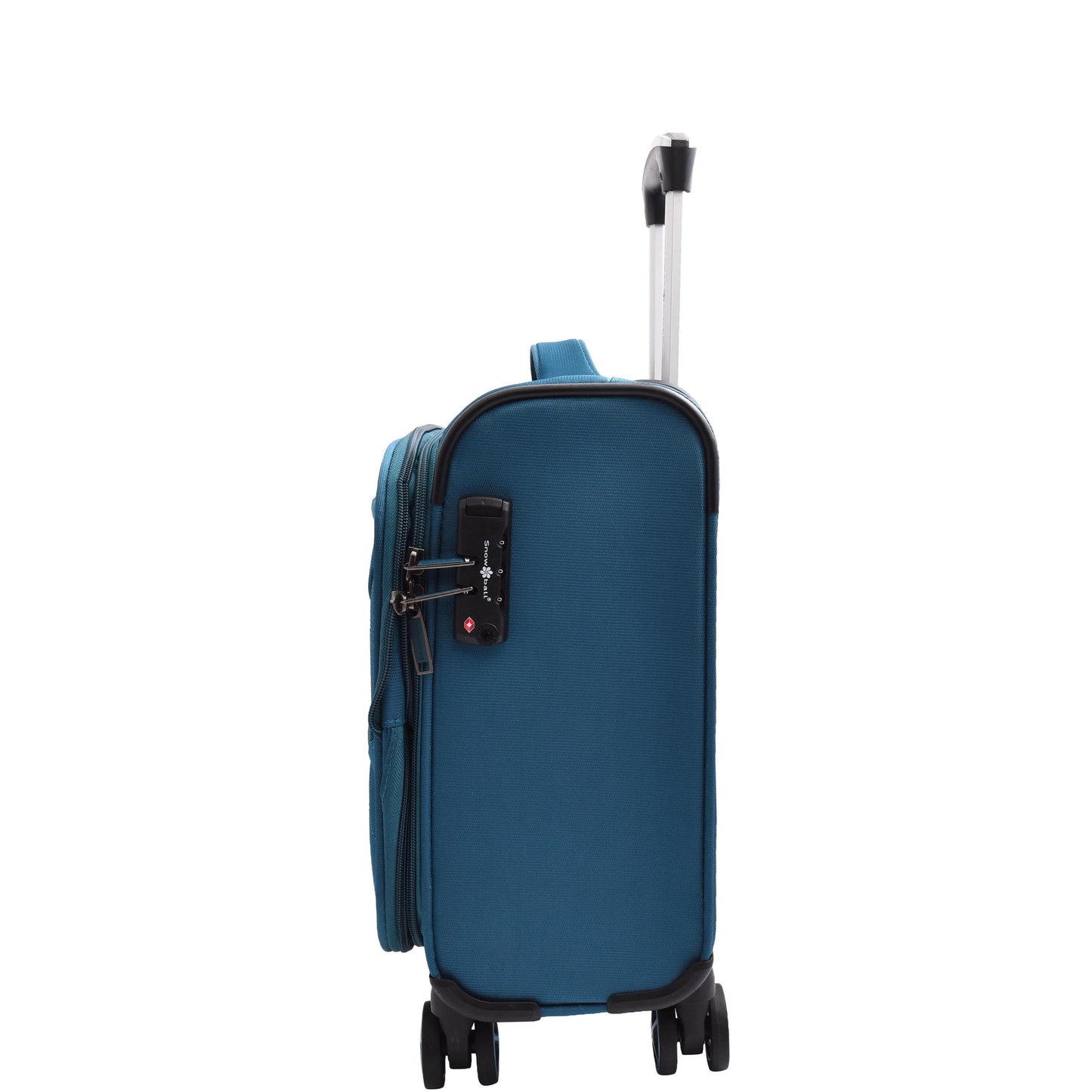 Expandable 8 Wheel Soft Luggage Japan Teal 3