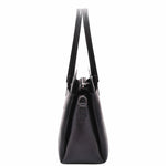 Real Leather Elegant Tote Zip Opening Medium Shoulder Bag EDNA 3