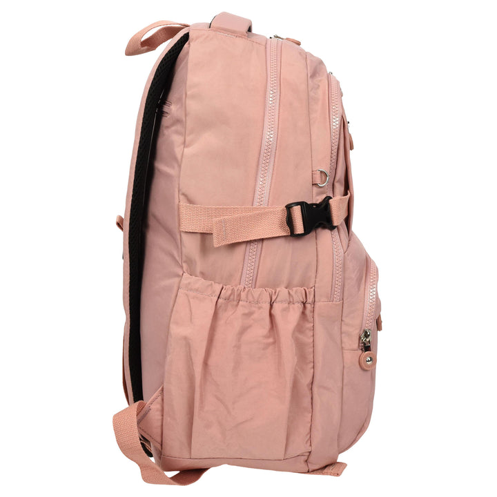 Backpack Lightweight Multiple-Compartment Rucksack with Spacious Storage Casual Use Daypack Colindale Pink