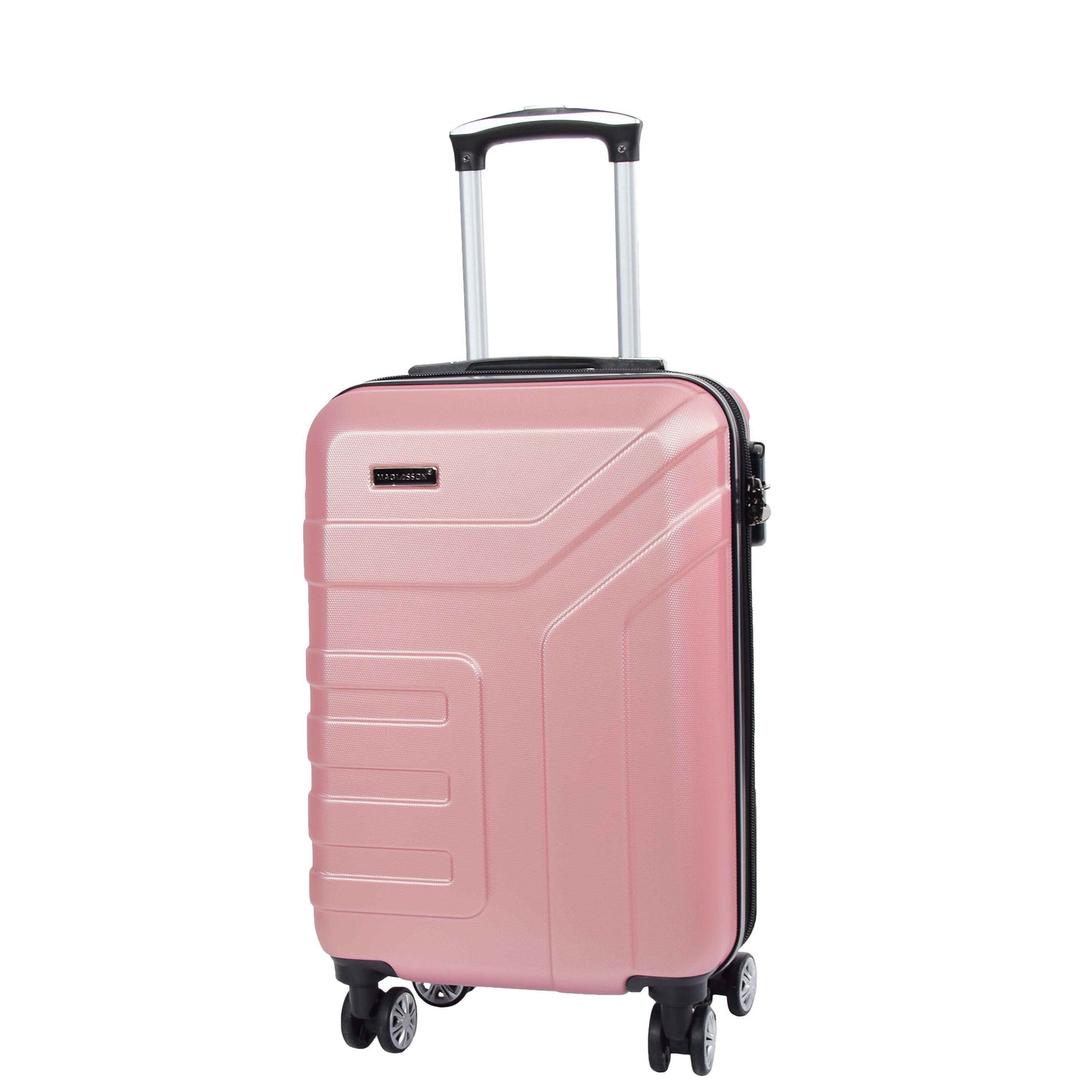 Expandable 4 Wheeled Cabin Hard Luggage Sydney Rose Gold 3