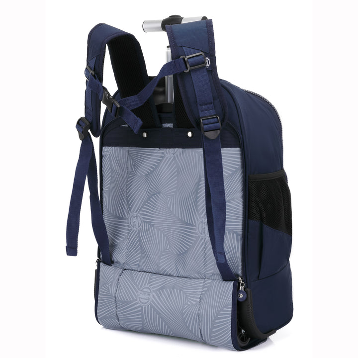 Wheeled Laptop Backpack Convertible Trolley Jetmax Green 3